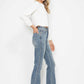 Judy Blue Full Size Tummy Control Back Embroidered Pocketed Bootcut Jeans Plus Size