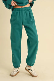 Aemi+Co Drawstring Elastic Waist Joggers | Daverri Fashions