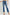 RISEN Full Size Tummy Control Elastic Band Mid Rise Straight Jeans DARK Jeans
