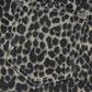 Daverri Leopard Print High Waist Barrel Jeans black gray denim pocket with white stitching