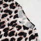 Leopard Print 3/4 Sleeve Blouse - DAVERRI FASHIONS
