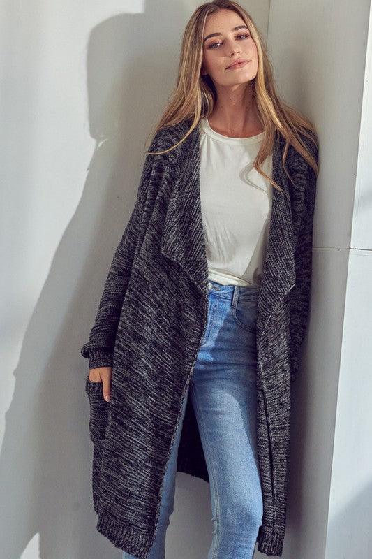 Chunky Sweater Knit Cardigan Shirts & Tops