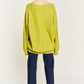 V-NECK OVERSIZED SWEATER PLUS JJK5013P