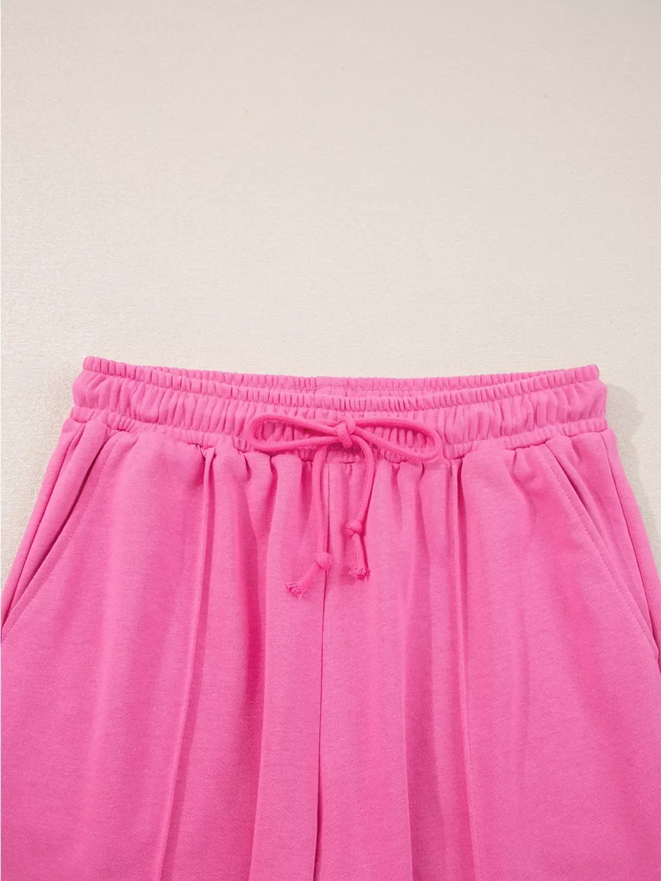 Daverri Fashions Solid Color Collared Pullover and Central Seam Pants Set - DAVERRI FASHIONS