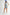 MABLE Square Neck Ruffle Shoulder Denim Overall Romper Shortalls