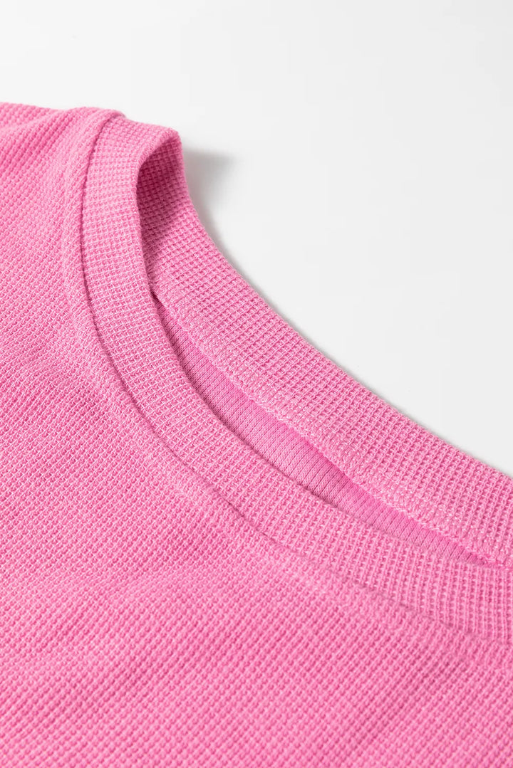 Exposed Seam Contrast Long Sleeve Sweatshirt | Sweatshirts Daverri Fashions