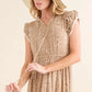 And The Why Boho Printed Tiered Dress Knee Length Dresses