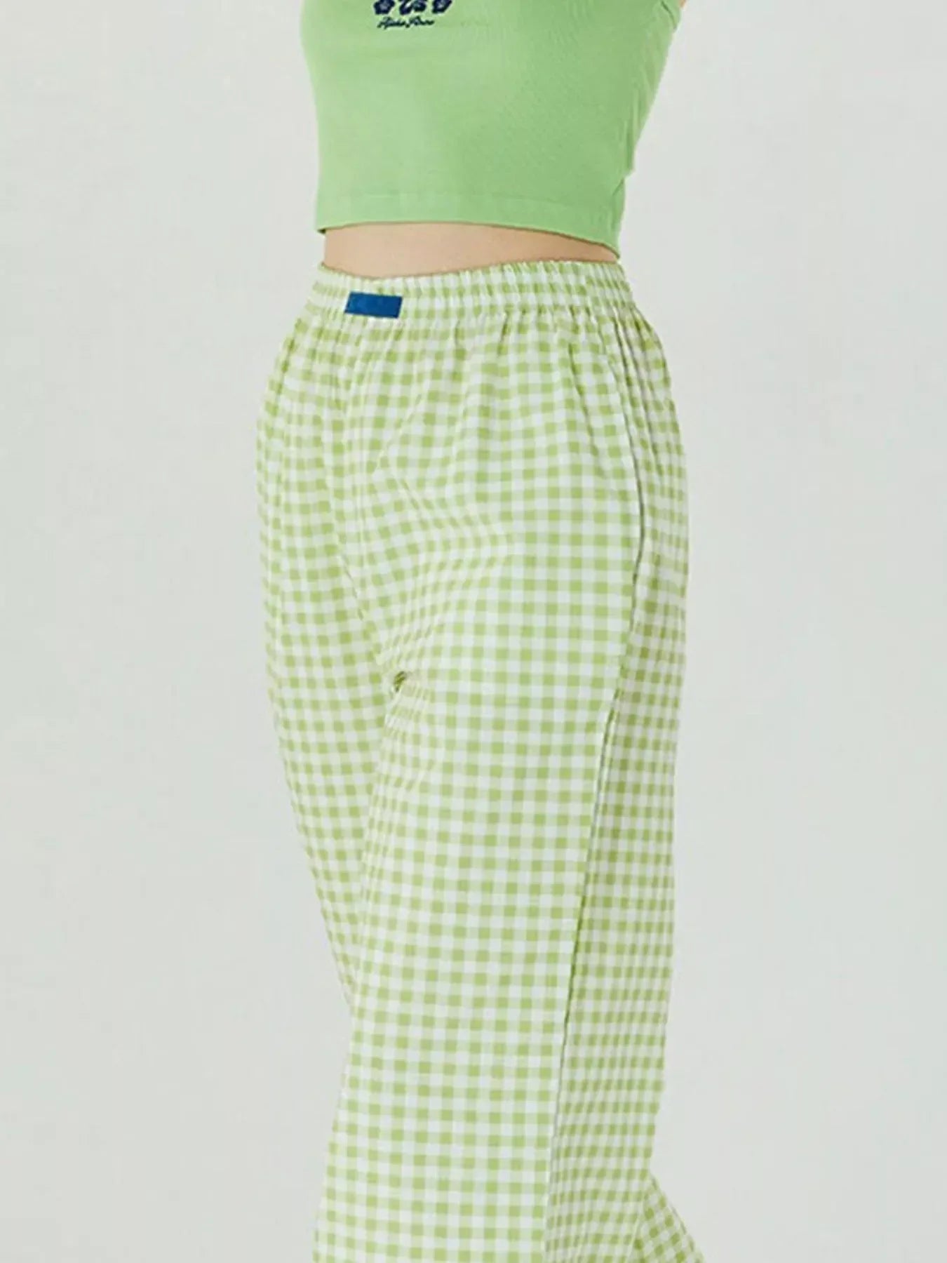 Elastic Waist Wide Leg Pants - DAVERRI FASHIONS