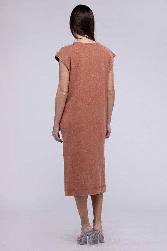 Casual Comfy Sleeveless Midi Dress Mid Dresses