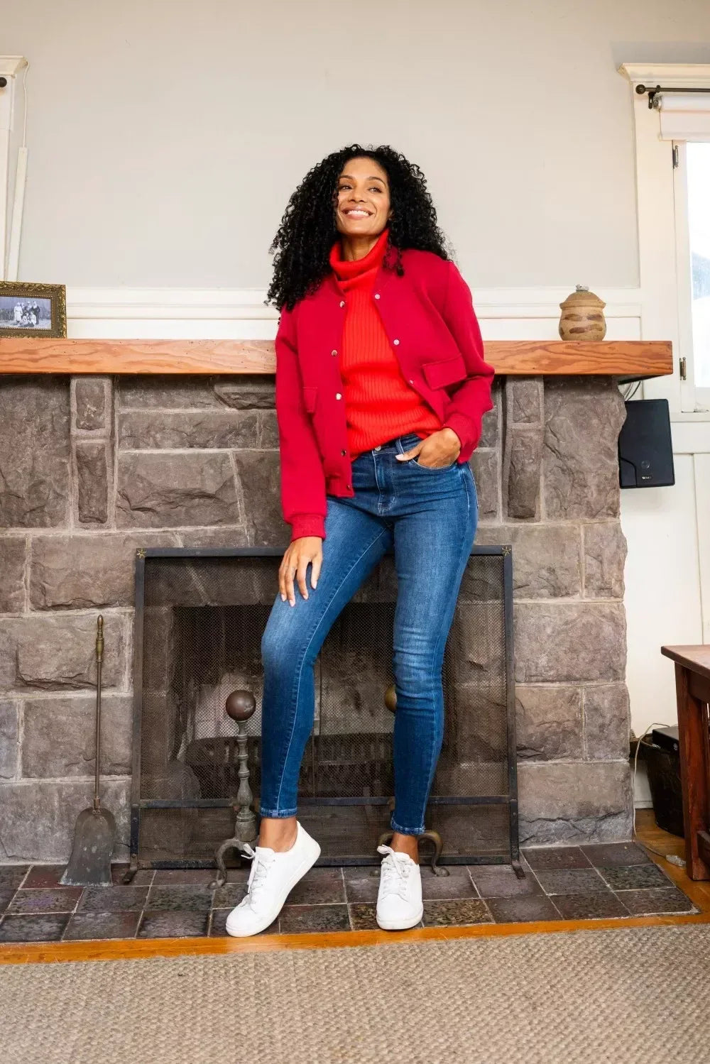 Judy Blue Full Size Washed Thermal Skinny Jeans Plus Size - DAVERRI FASHIONS