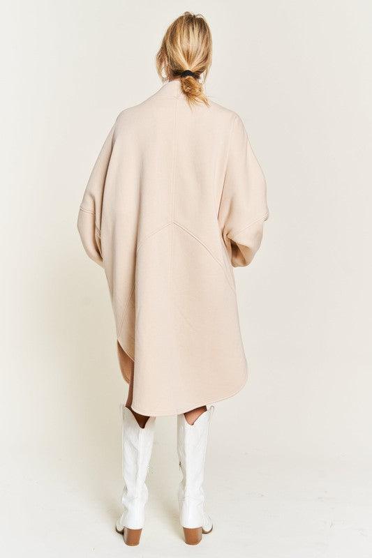 Plus Oversized Open Knit Cardigan