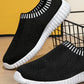 Breathable Knit Slip-On Athletic Sneakers - DAVERRI FASHIONS