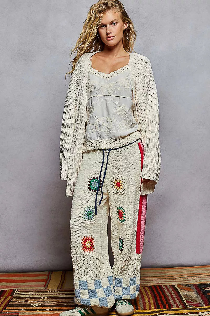 POL Open Front Knit Cardigan with Front Pocket | Cardigans Daverri Fashions