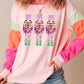 Sequin Nutcracker Round Neck Long Sleeve Top - DAVERRI FASHIONS