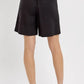 RISEN High Rise Pleated Front Shorts