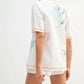 MABLE Embroidered Button Down Shirt and Shorts Set Outfit Sets