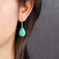 Handmade Natural Stone Teardrop Earrings - DAVERRI FASHIONS