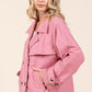 Mittoshop Double Breasted Long Sleeve Trench Coat Jacket Jackets