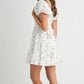 MABLE Floral Print Puff Sleeve Mini Dress