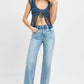 RISEN Full Size High Rise Ankle Boyfriend Distressed Jeans Plus Size