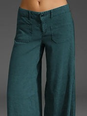 Full Size Wide Leg Jeans with Pockets Plus Size | Jeans Daverri Fashions