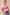 SO ME Multi Color Stripe Loose Fit Cap Sleeve Sweater Top