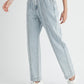 MABLE Pleated Front Detail Straight Jeans Jeans