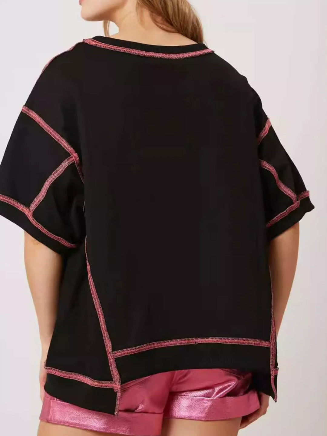 Sequin Lobster Half Sleeve T-Shirt | T-Shirts Daverri Fashions