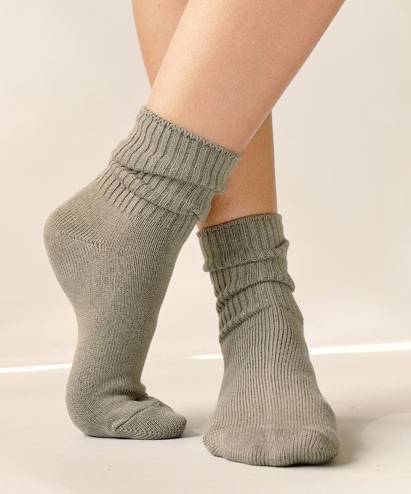 Organic Bamboo Socks OLIVE One size Socks