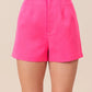 BiBi Pink Bandless Tailored Shorts Shorts