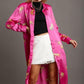 Umgee Full Size Animal Print Button Down Midi Shirt Dress Plus Size