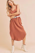 Aemi + Co Round Neck Midi Tank Dress with Pockets - DAVERRI FASHIONS