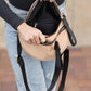 Double Zip Nylon Crescent Crossbody Bag Handbags