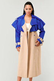 Chic Belted Trench Coat Coats