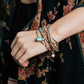 Sweet Pastel Studded Beads Layered Bracelet Bracelets