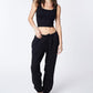 UNISEX COTTON JOGGERS BLACK Joggers