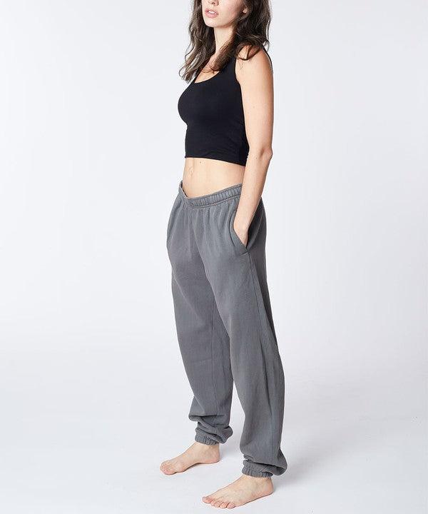 UNISEX COTTON JOGGERS DULL GREY Joggers