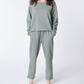RECYCLED COTTON LOUNGEWEAR SET OLIVE Loungewear