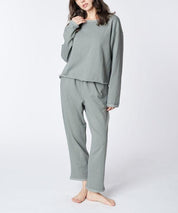 RECYCLED COTTON LOUNGEWEAR SET Loungewear