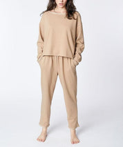 RECYCLED COTTON LOUNGEWEAR SET Loungewear