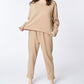 RECYCLED COTTON LOUNGEWEAR SET TAUPE Loungewear