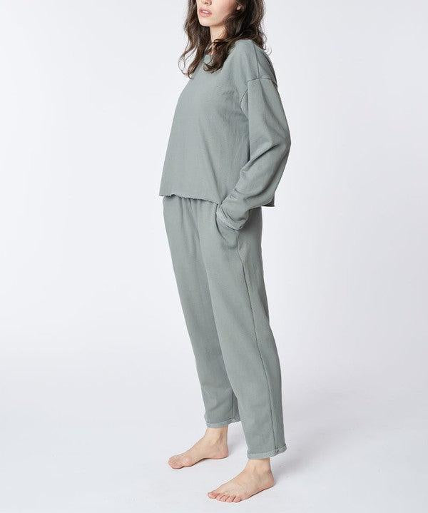 RECYCLED COTTON LOUNGEWEAR SET Loungewear