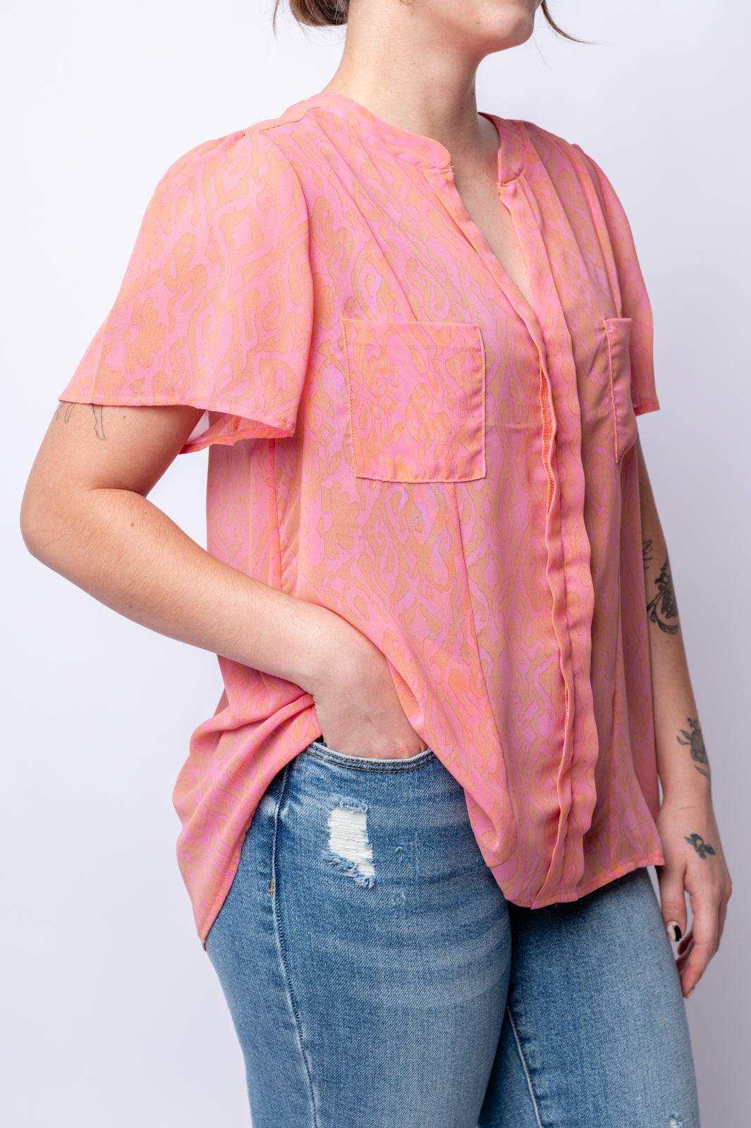 Let Me See You Do It Shawl Neckline Blouse- 6/25/2024 Tops