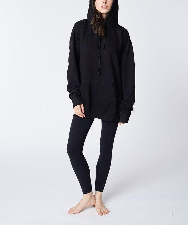 Genderless Premium Cotton Hoodie BLACK Sweatshirts