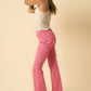 Pink Cargo Slim Boot Jeans Cargo Jeans