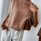 Knit Sweater Vest - DAVERRI FASHIONS