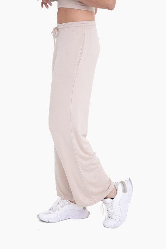 Mid-Rise Lounge Terry Pant Natural