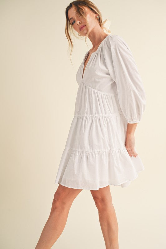 Jenay Tiered Dress Mini Dresses