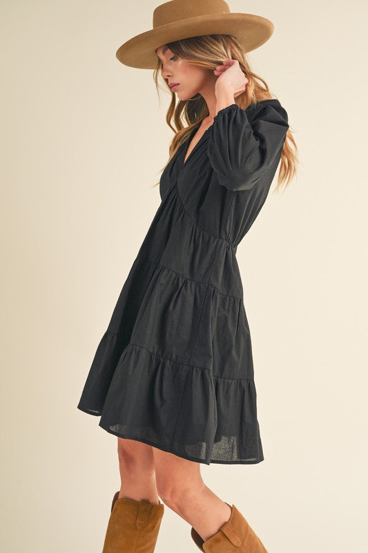 Jenay Tiered Dress Mini Dresses