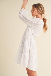 Jenay Tiered Dress | Mini Dresses Daverri Fashions